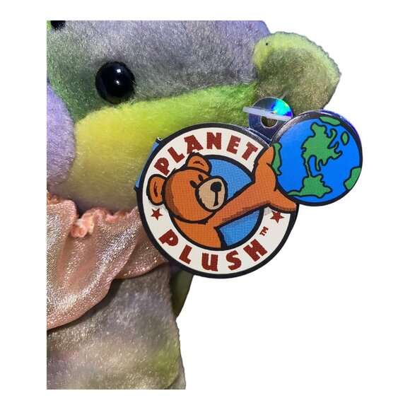 Planet Plush Bear In Original Case With Registration Card & Tag - Picture 11 of 15
